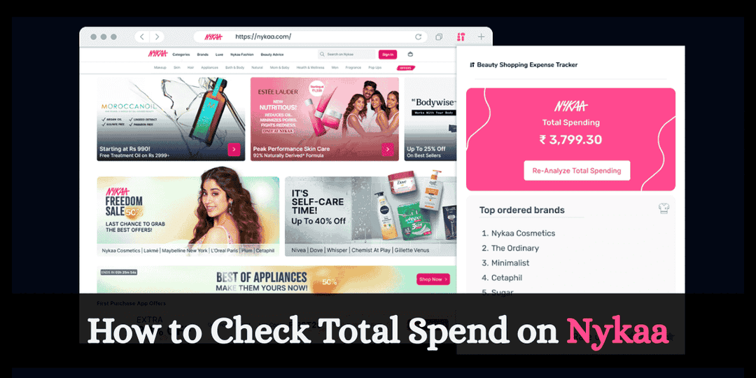 How to Check Total Spend on Nykaa 6