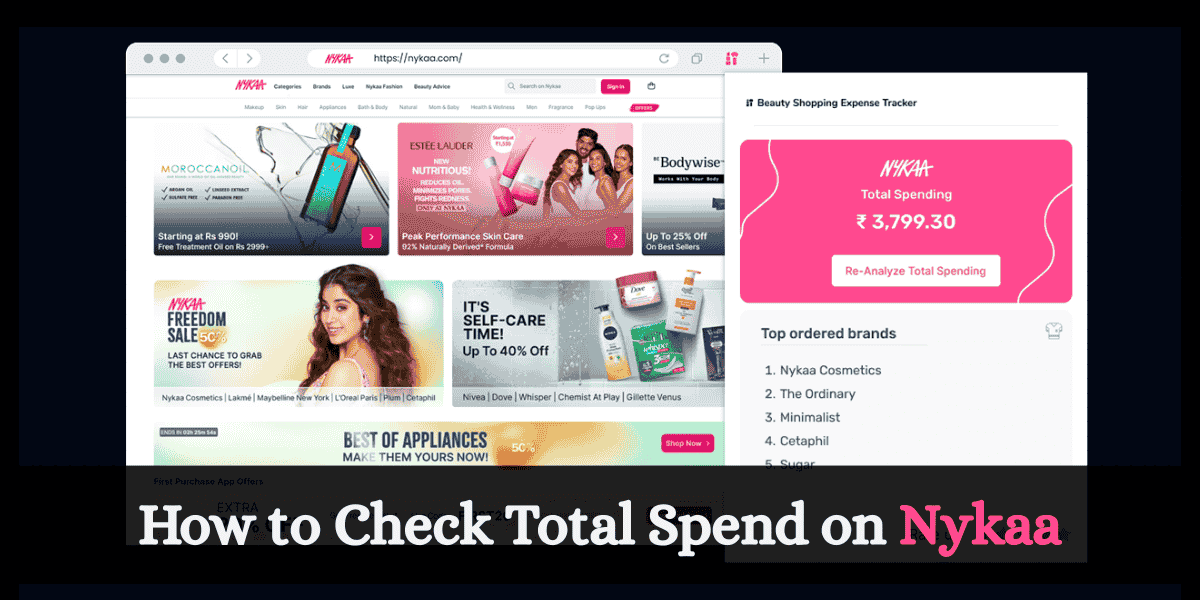 How to Check Total Spend on Nykaa 6
