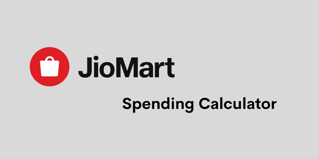 Jio Mart Spending Calculator  6